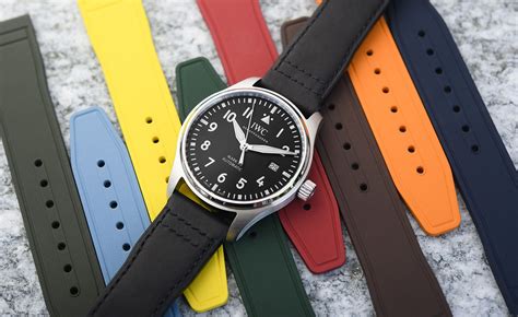 iwc rubber watch straps